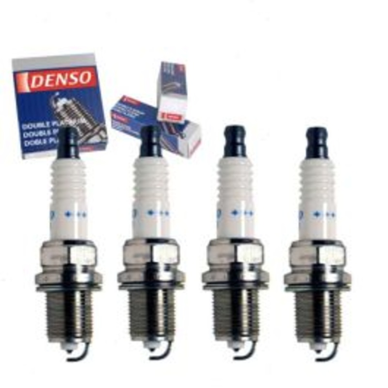 4 pc DENSO Double Platinum Spark Plugs for 1984-1989 Nissan Stanza 2.0L L4