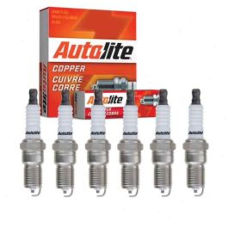 6 pc Autolite Copper Core Spark Plug for 1986-1987 Oldsmobile 98