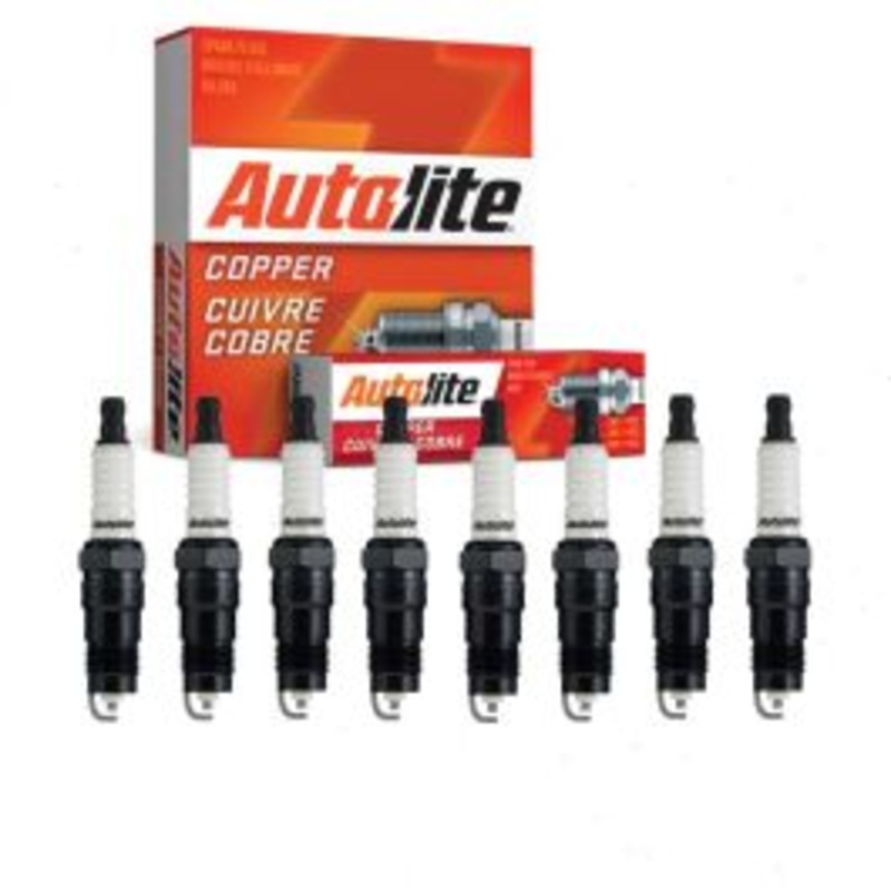 8 pc Autolite Copper Core Spark Plugs for 1986-1988 Mercury Cougar 5.0L V8
