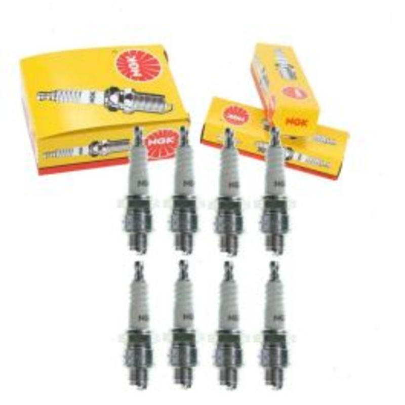 8 pc NGK Standard Spark Plugs for 1954 Ford Skyliner 3.9L 4.2L V8