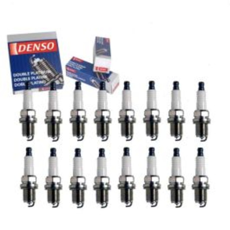 16 pc DENSO Double Platinum Spark Plugs for 2002-2008 Mercedes-Benz G500 5.0L V8