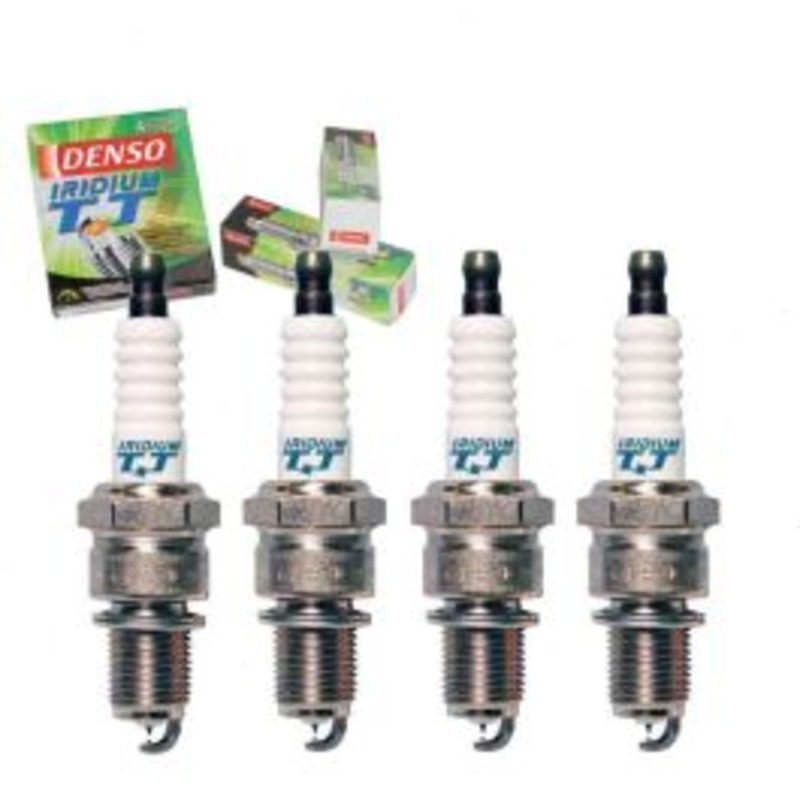 4 pc DENSO Iridium TT Spark Plugs for 1976 Porsche 912 2.0L H4