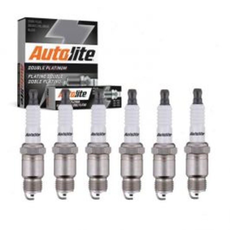 6 pc Autolite Double Platinum Spark Plug for 1979-1984 GMC G1500 4.1L L6