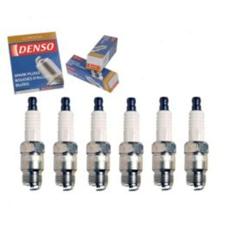 6 pc DENSO Standard U-Groove Spark Plugs for 1970-1974 GMC P15 P1500 Van 4.1L L6