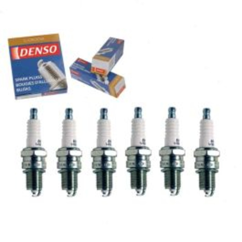 6 pc DENSO Standard U-Groove Spark Plugs for 1985-1989 BMW 635CSi 3.5L L6