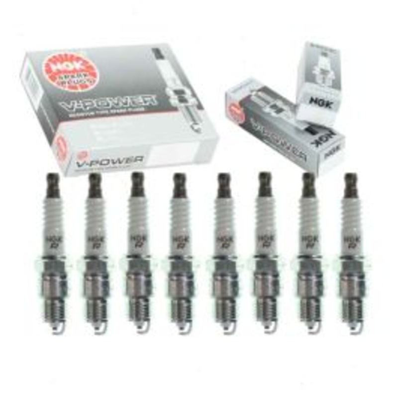 8 pc NGK V-Power Spark Plugs for 1973-1974 Buick Apollo 5.7L V8