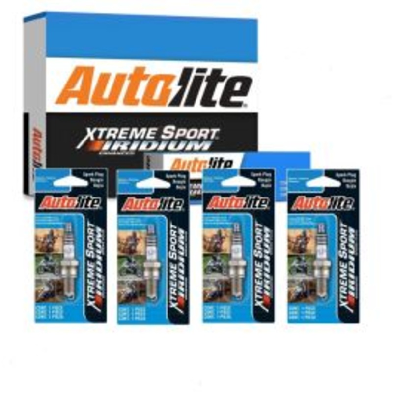 4 pc Autolite Xtreme Sport XS4163DP Spark Plugs