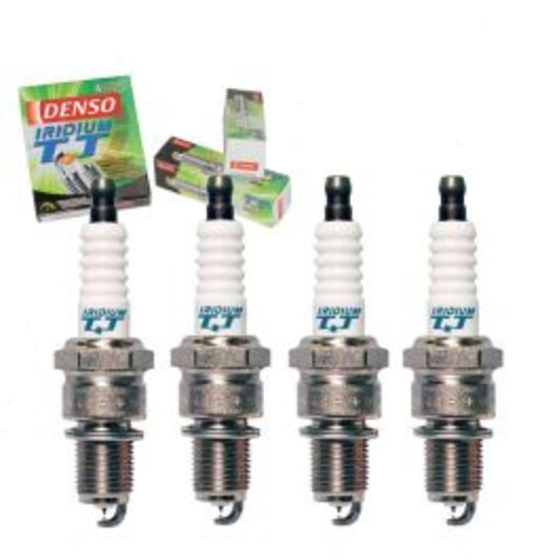 4 pc DENSO Iridium TT Spark Plugs for 1972-1977 Mazda 808 1.6L L4
