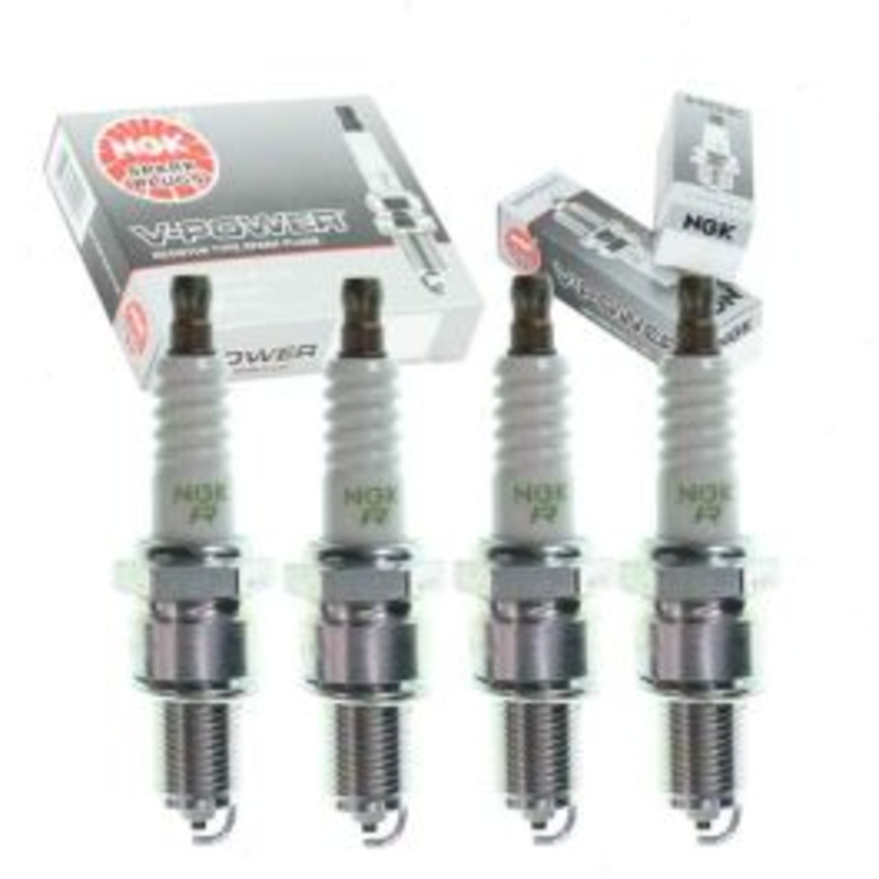 4 pc NGK V-Power Spark Plugs for 1985 Suzuki SJ413 1.3L L4