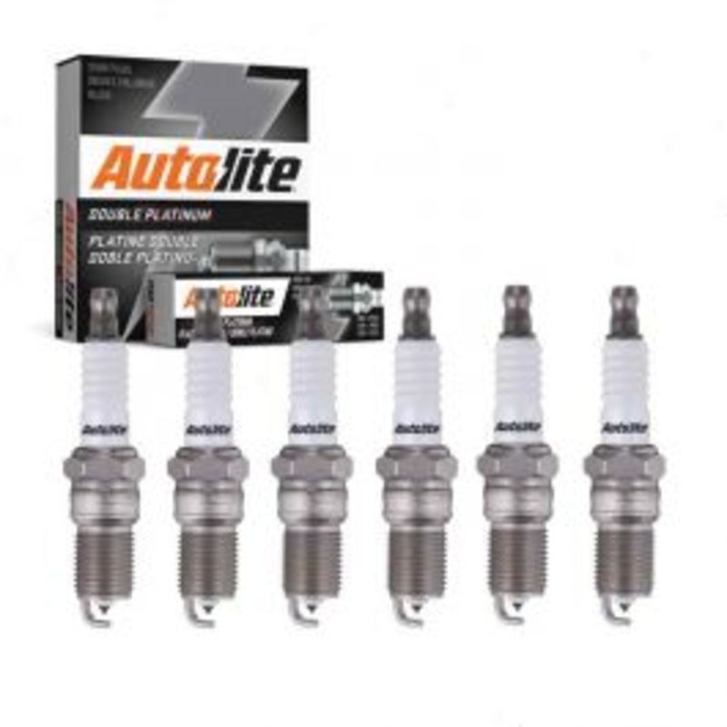 6 pc Autolite Double Platinum Spark Plug for 2003-2008 Jaguar X-Type 2.5L
