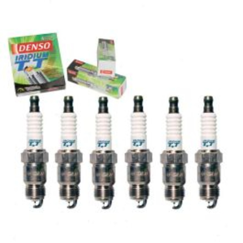 6 pc DENSO Iridium TT Spark Plugs for 1970-1980 Chevrolet K10 Suburban 4.1L L6