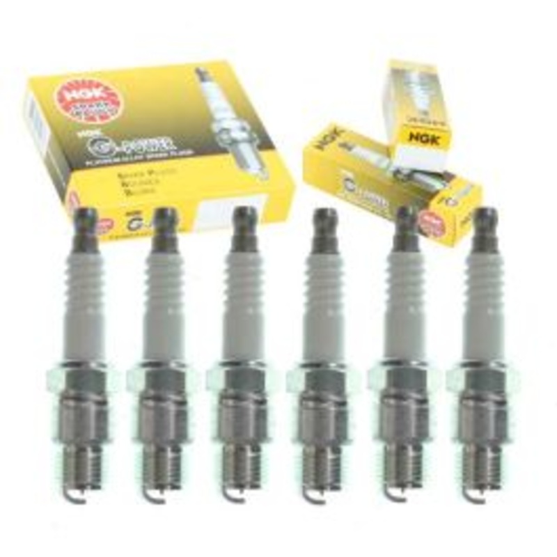 6 pc NGK G-Power Spark Plugs for 1975-1986 Chevrolet C20 4.1L 4.8L L6