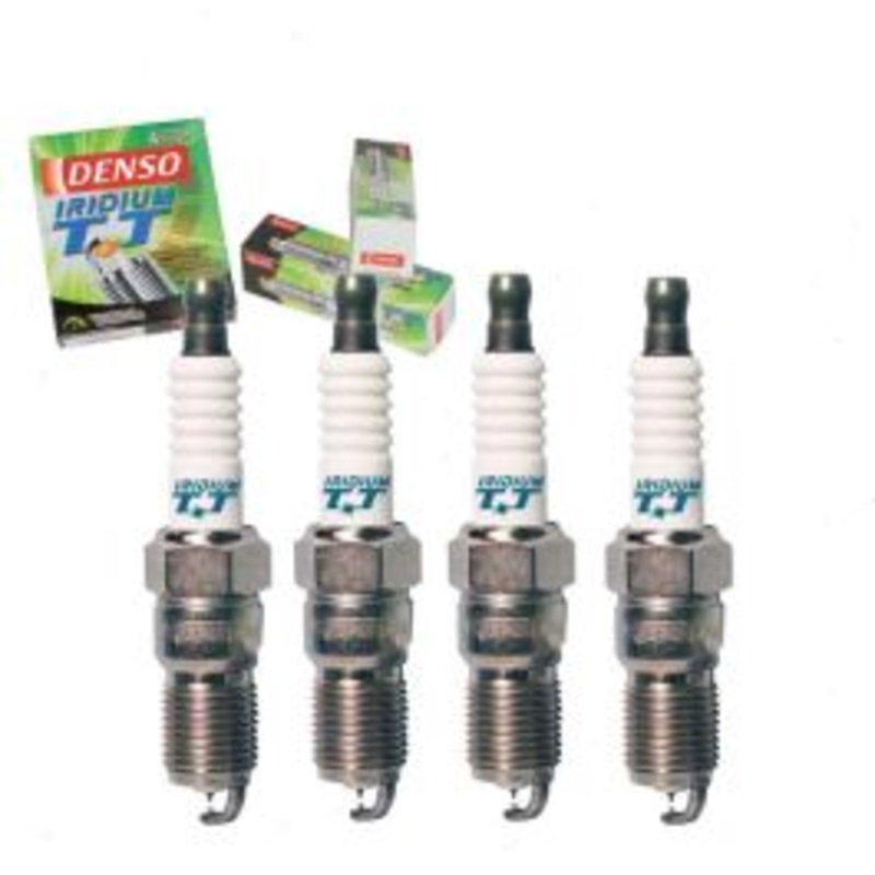 4 pc DENSO Iridium TT Spark Plugs for 1985-1994 Mercury Topaz 2.3L L4