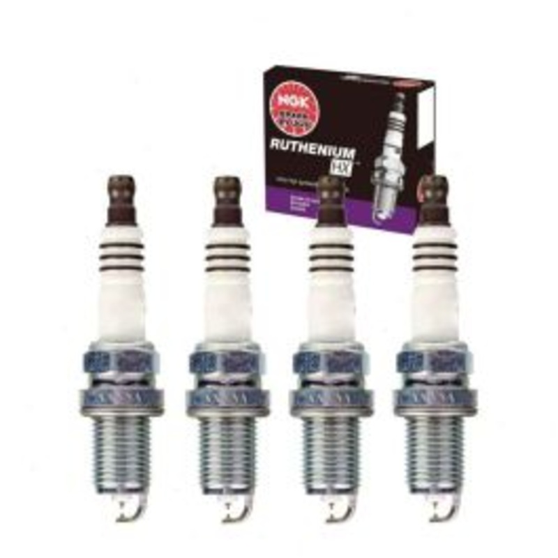 4 pc NGK Ruthenium HX Spark Plugs for 1998-2001 Chevrolet Metro 1.3L L4