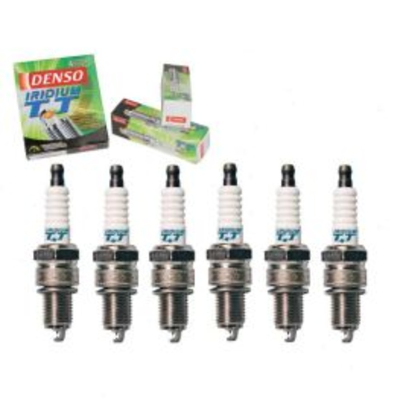 6 pc DENSO Iridium TT Spark Plugs for 1967 GMC P35 P3500 Van 4.1L L6