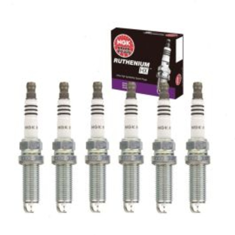 6 pc NGK Ruthenium HX Spark Plugs for 2012-2013 Infiniti M35h 3.5L V6