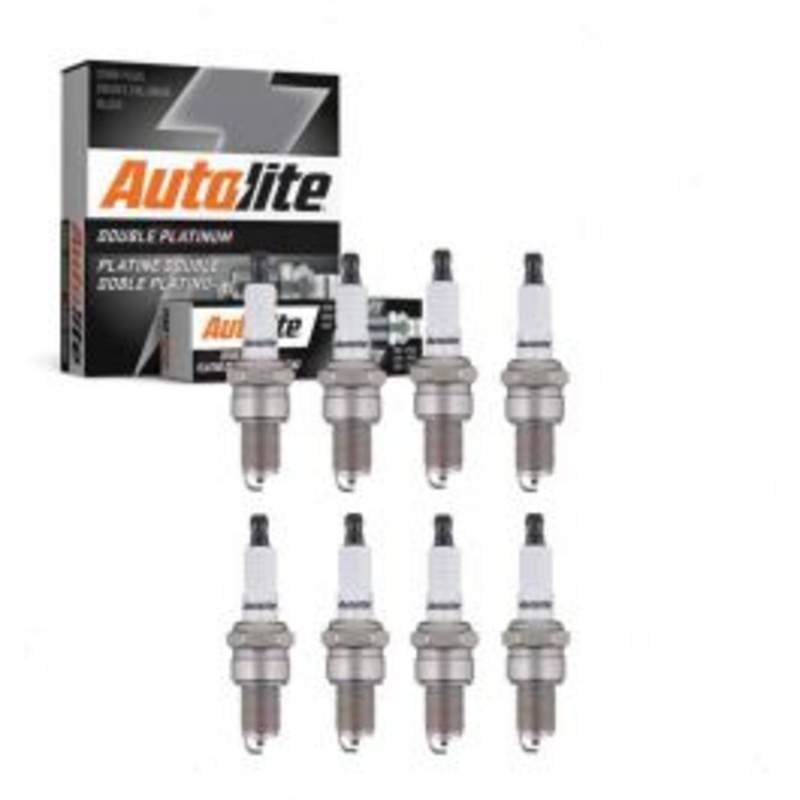 8 pc Autolite Double Platinum Spark Plug for 1966 Dodge Charger 7.0L V8
