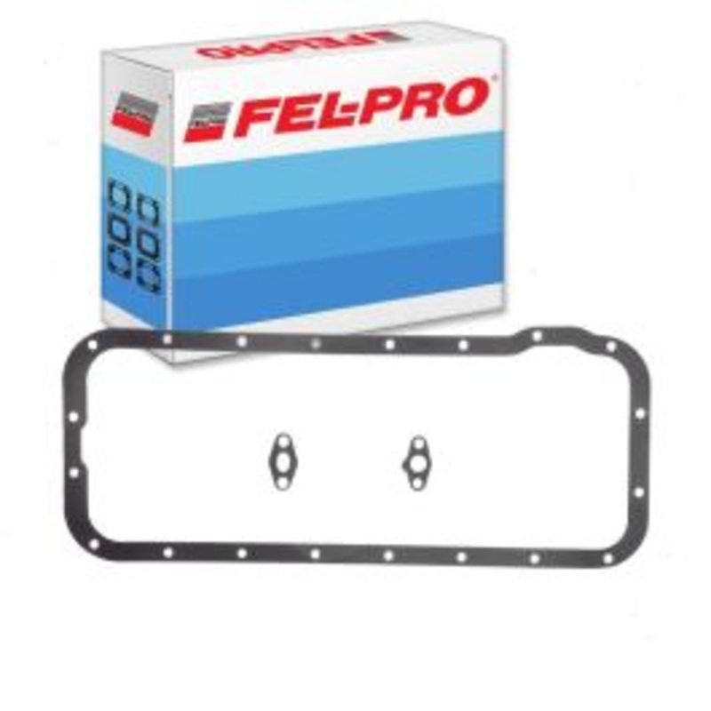 Fel-Pro Engine Oil Pan Gasket Set for 1963 Mercury Country Cruiser 6.4L V8
