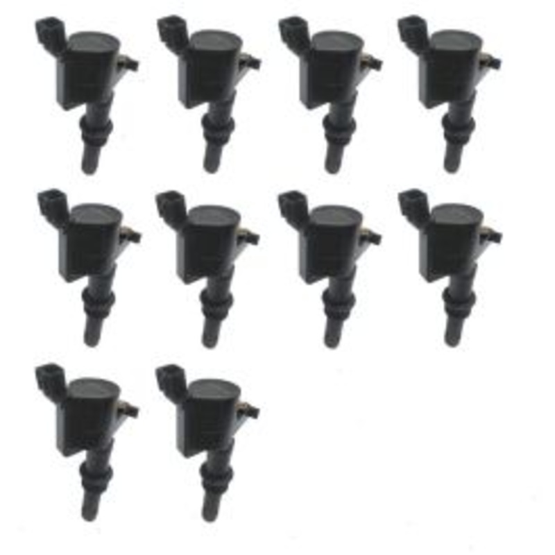 10 pc Hitachi Ignition Coils for 2005-2008 Ford F-250 Super Duty 6.8L V10
