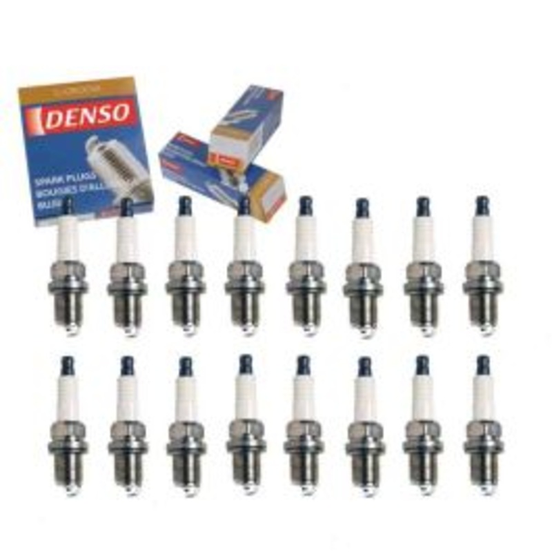 16 pc DENSO Standard U-Groove Spark Plugs for 2006 Mercedes-Benz R500 5.0L V8