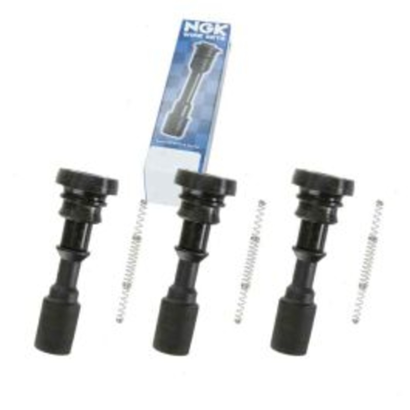 3 pc NGK Ignition Coil Boots for 2004-2006 Kia Amanti 3.5L V6