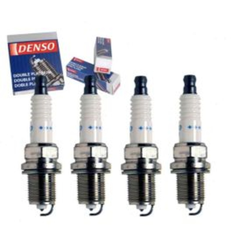 4 pc DENSO Double Platinum Spark Plugs for 1987 Oldsmobile Calais 2.3L L4