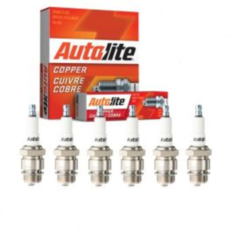 6 pc Autolite Copper Core Spark Plugs for 1934 Oldsmobile Model F-34