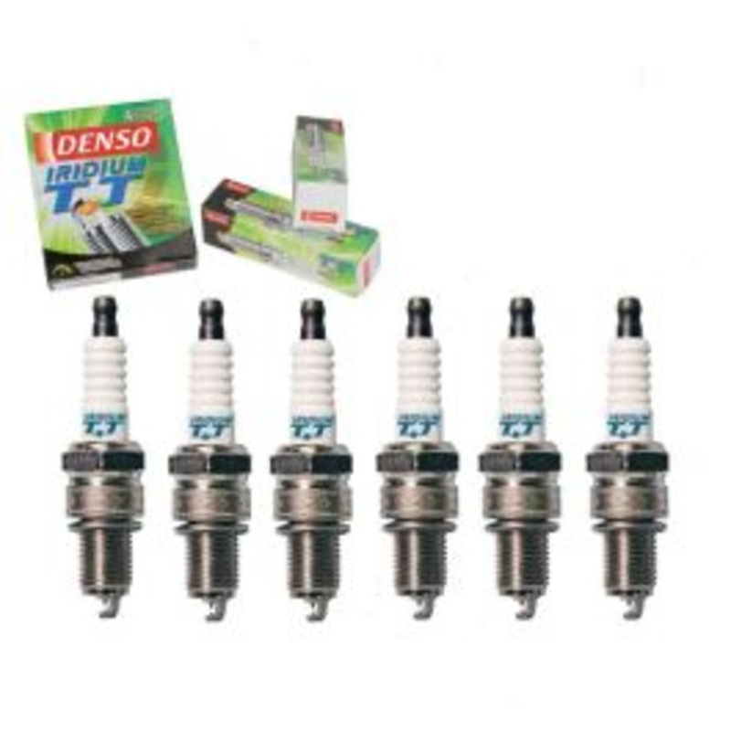6 pc DENSO Iridium TT Spark Plugs for 1987-1988 Dodge Mini Ram 3.0L V6