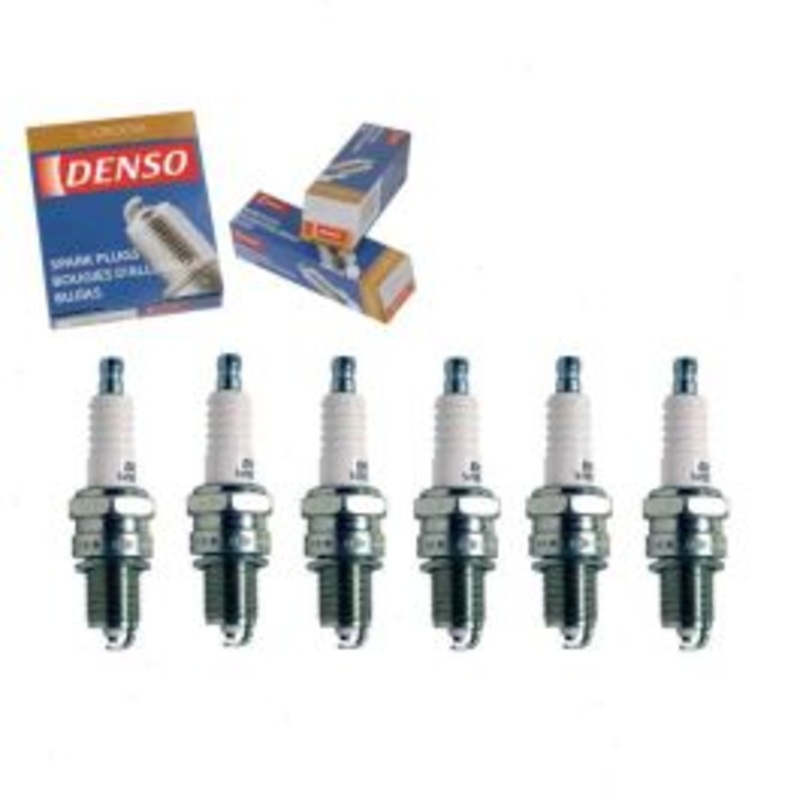 6 pc DENSO Standard U-Groove Spark Plugs for 1967-1969 Pontiac Firebird 3.8L 4.1L L6