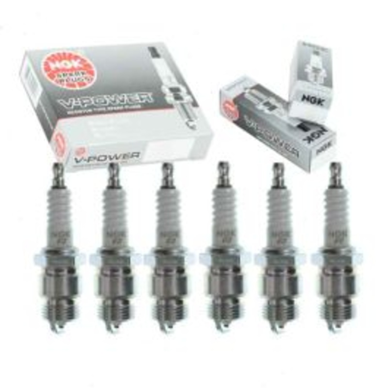 6 pc NGK V-Power Spark Plugs for 1975-1982 Ford Granada 3.3L 4.1L L6