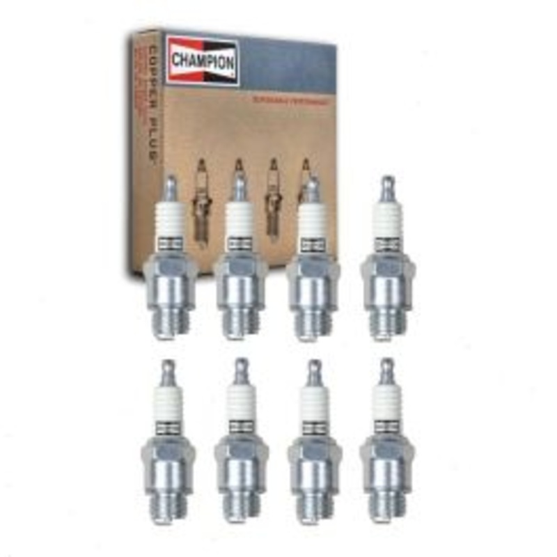 8 pc Champion Industrial Spark Plugs for 1930 Cadillac 353 5.8L V8