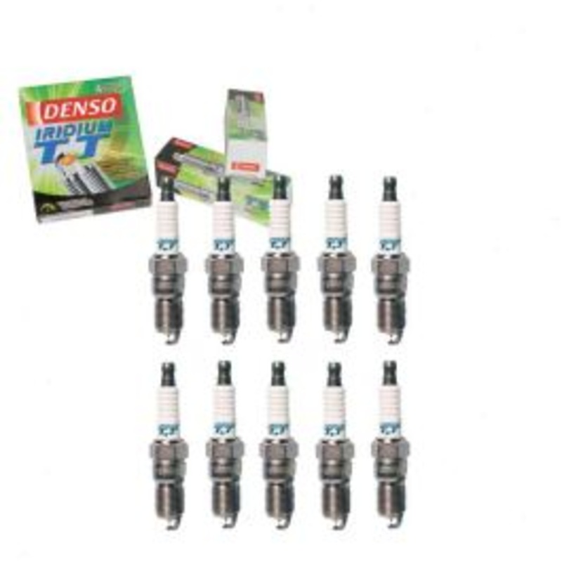 10 pc DENSO Iridium TT Spark Plugs for 2010-2014 Ford E-450 Super Duty 6.8L V10