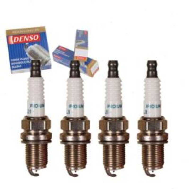 4 pc DENSO Iridium Long Life Spark Plugs for 2001-2005 Kia Rio 1.5L 1.6L L4