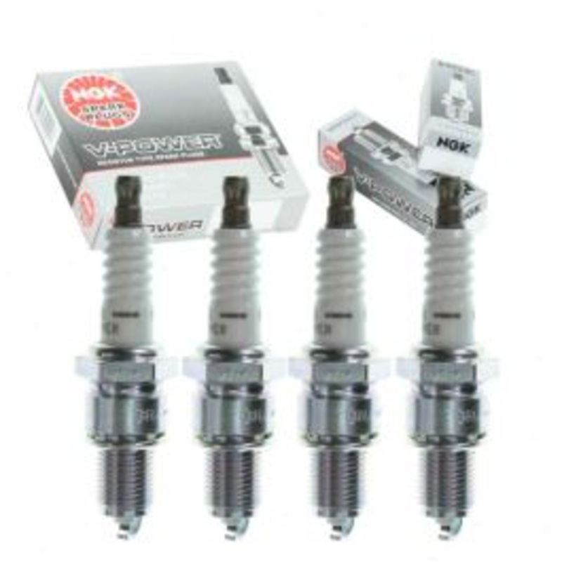 4 pc NGK V-Power Spark Plugs for 1975-1982 Chevrolet LUV 1.8L L4