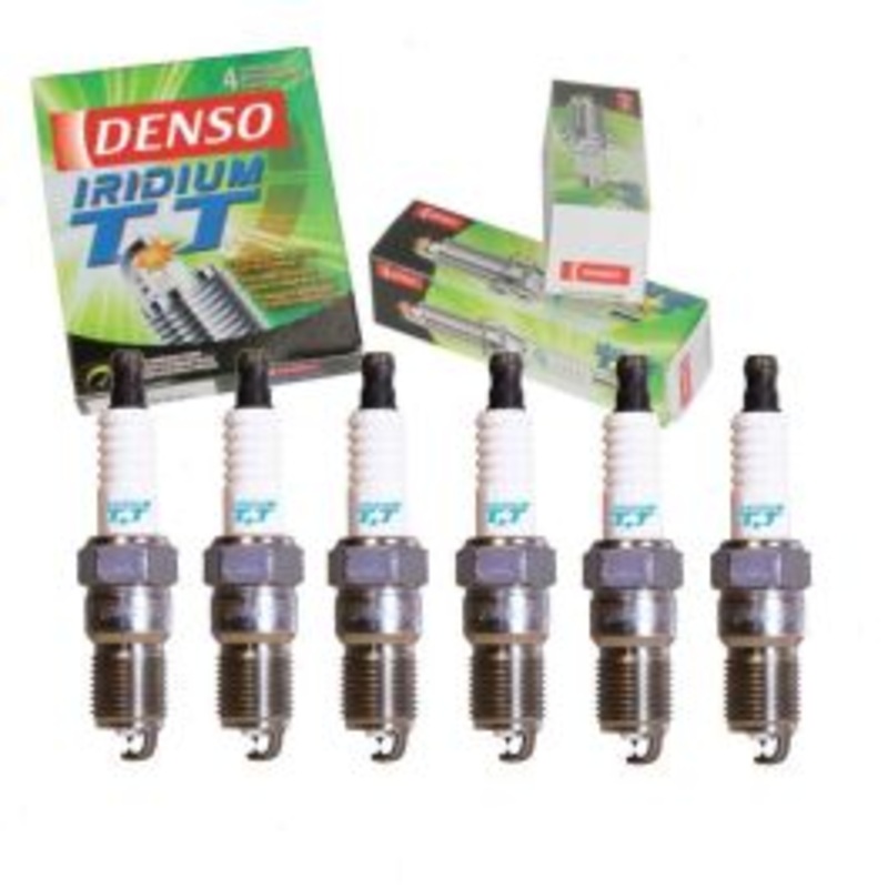 6 pc DENSO Iridium TT Spark Plugs for 2003-2009 Chevrolet Trailblazer