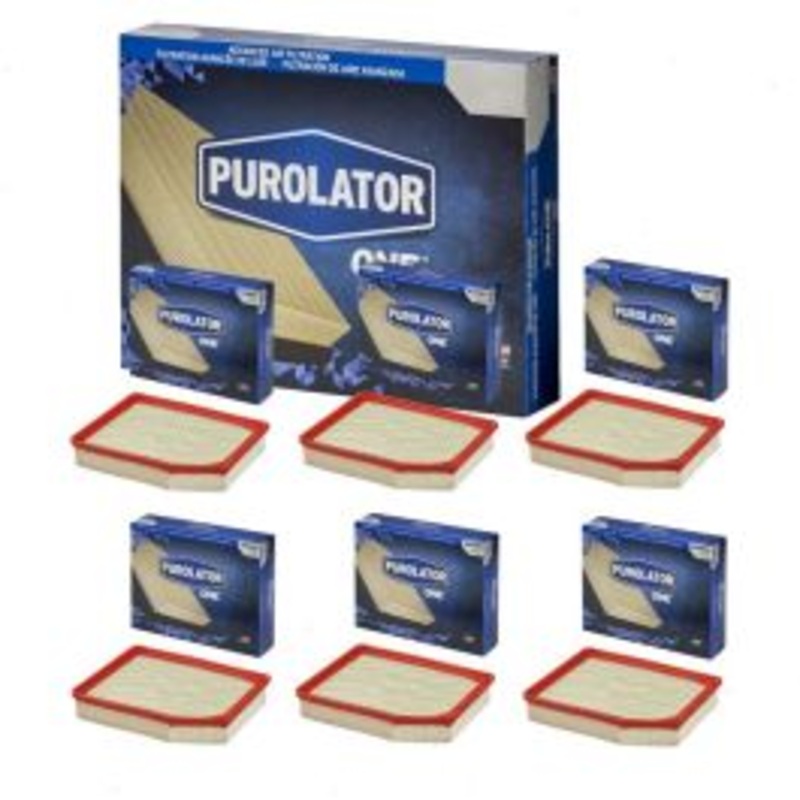 6 pc Purolator ONE A31480 Air Filters
