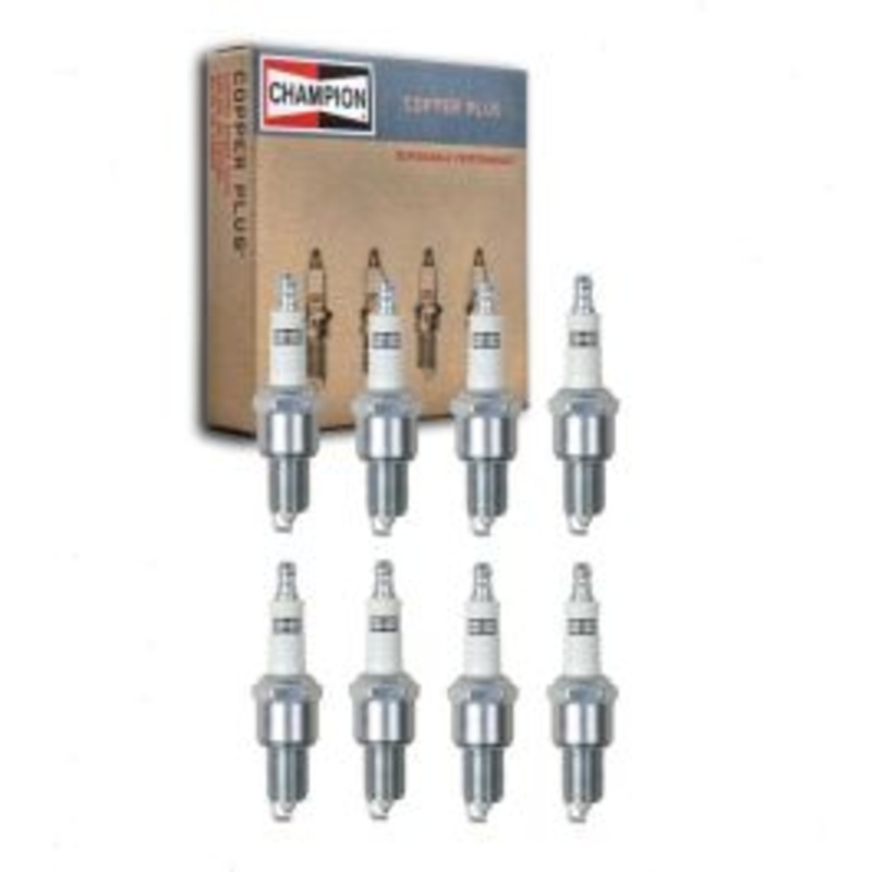 8 pc Champion Copper Plus Spark Plugs for 1969 Chevrolet Estate 6.5L 7.0L V8