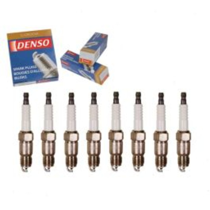 8 pc DENSO Standard U-Groove Spark Plugs for 1987-1988 Chevrolet R20 Suburban 5.7L 7.4L V8