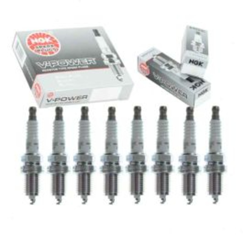 8 pc NGK V-Power Spark Plugs for 1985-1989 Buick Electra 5.0L V8