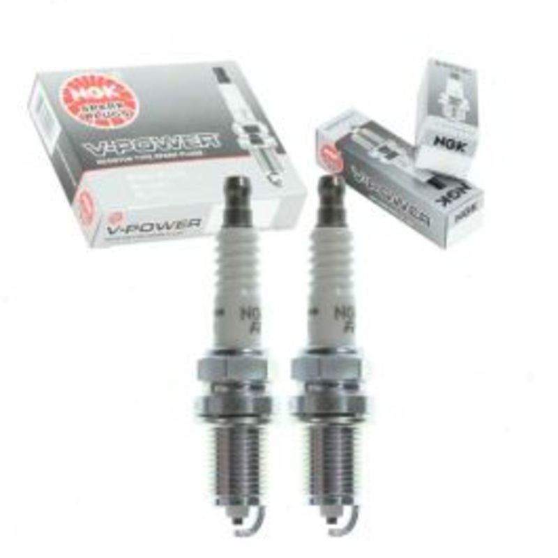 2 pc NGK V-Power 5155 FR4 Spark Plugs