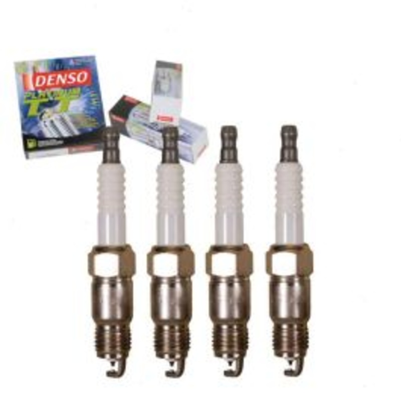 4 pc DENSO Platinum TT Spark Plugs for 1982-1986 Oldsmobile Firenza 1.8L 2.0L L4