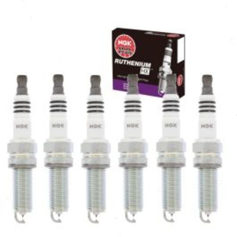 6 pc NGK Ruthenium HX Spark Plugs for 2011-2018 Dodge Durango 3.6L V6