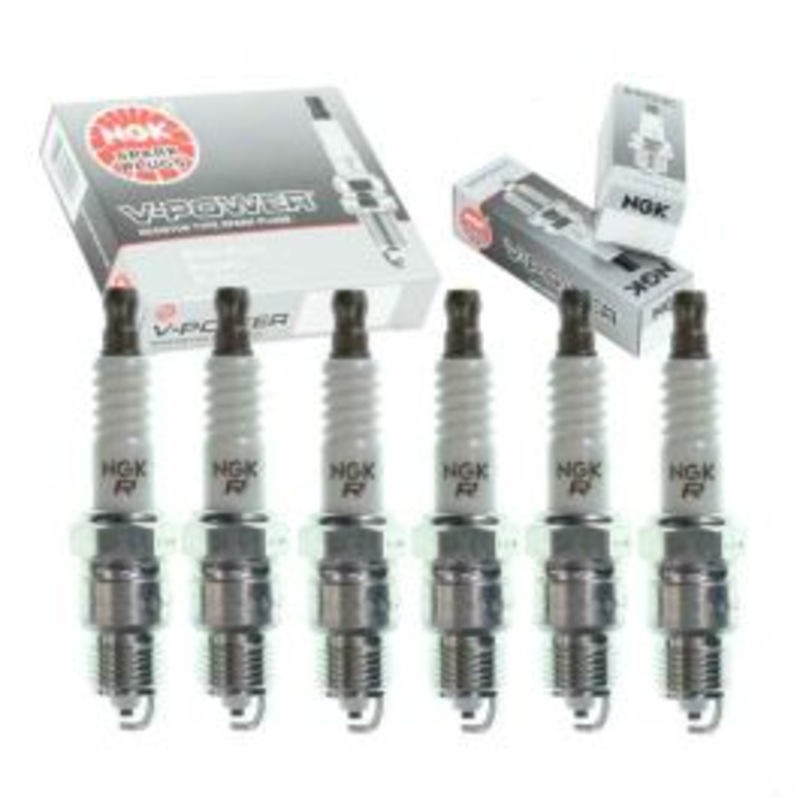 6 pc NGK V-Power Spark Plugs for 1976-1980 Chevrolet K20 4.1L L6