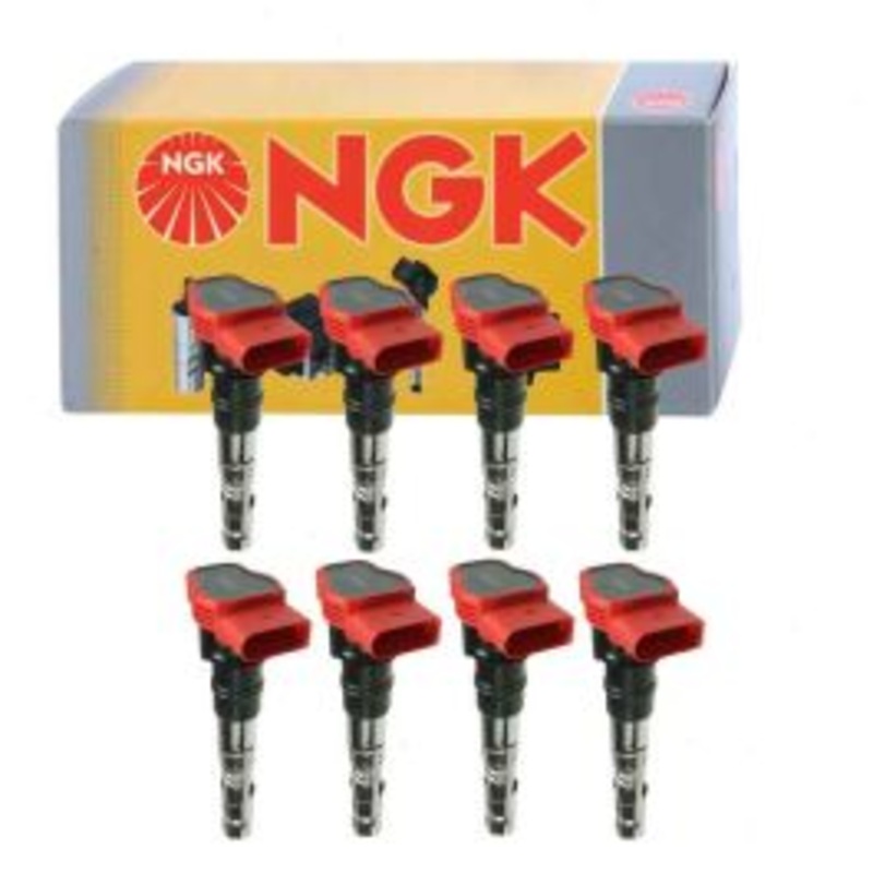 8 pc NGK Ignition Coils for 2004-2007 Volkswagen Touareg 4.2L V8