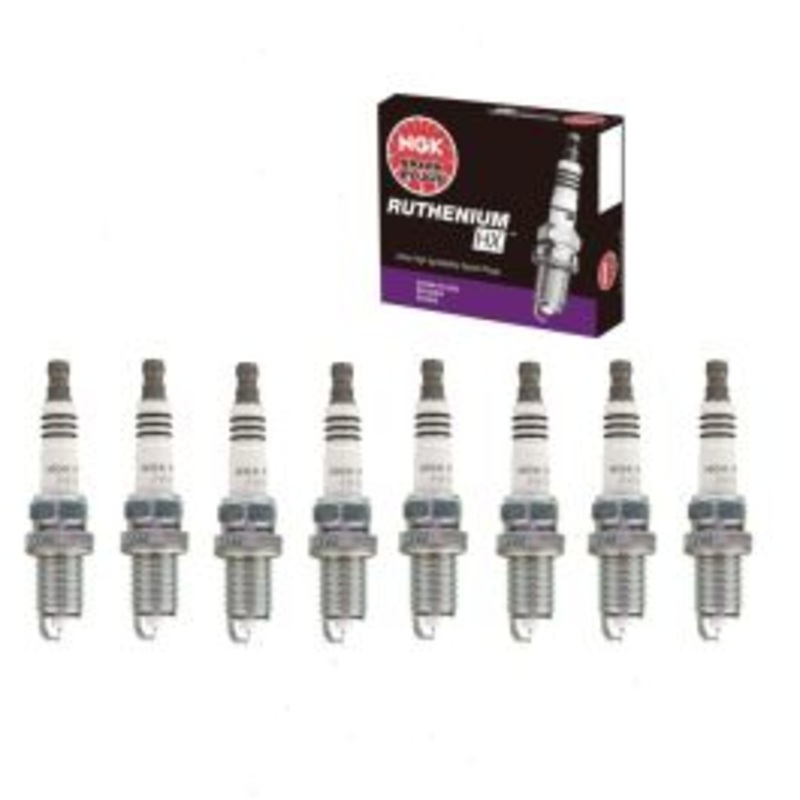 8 pc NGK Ruthenium HX Spark Plugs for 2009 Jaguar XF 4.2L V8