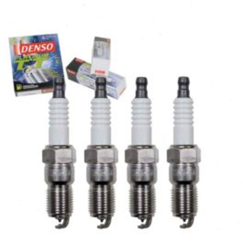 4 pc DENSO Platinum TT Spark Plugs for 1985-1989 Merkur XR4Ti 2.3L L4