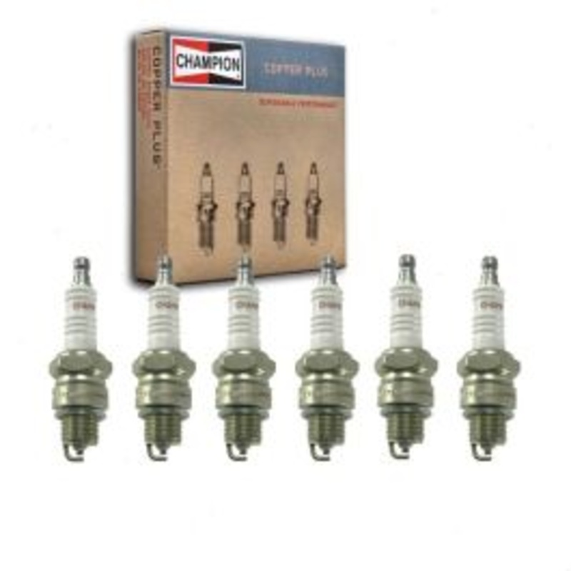 6 pc Champion Copper Plus Spark Plugs for 1951-1966 Mercedes-Benz 220 2.2L 2.3L L6