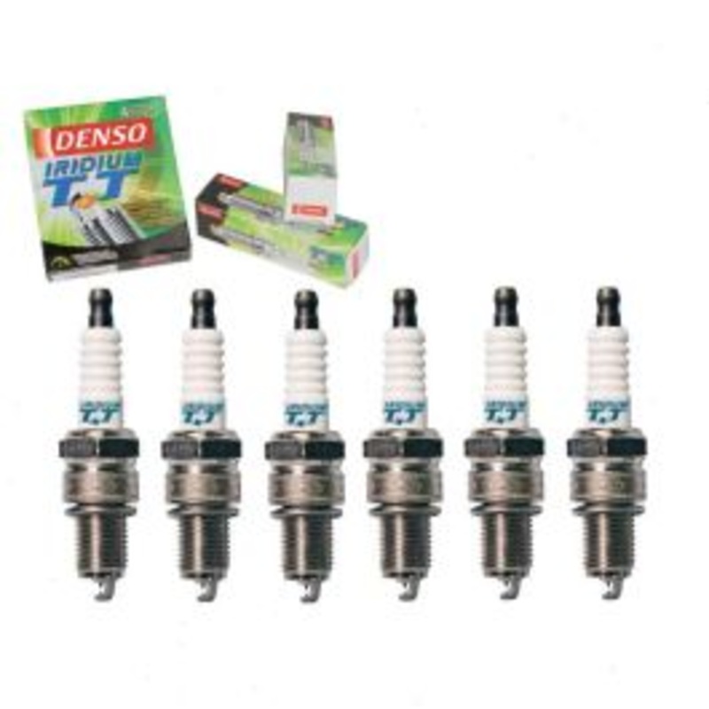 6 pc DENSO Iridium TT Spark Plugs for 1987-1991 Dodge Dakota 3.9L V6