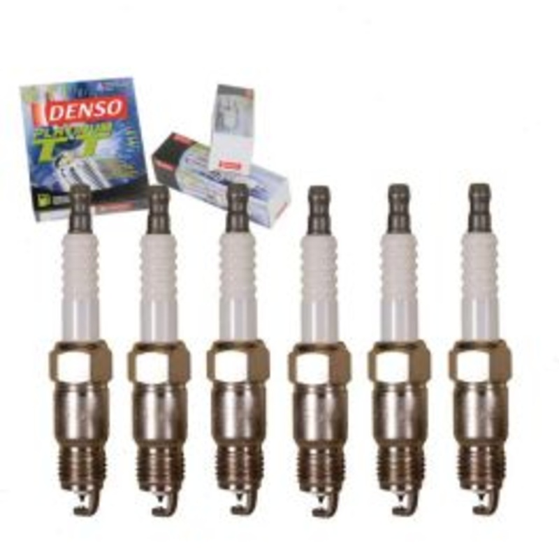 6 pc DENSO Platinum TT Spark Plugs for 1991-1995 Chevrolet P30 4.3L V6