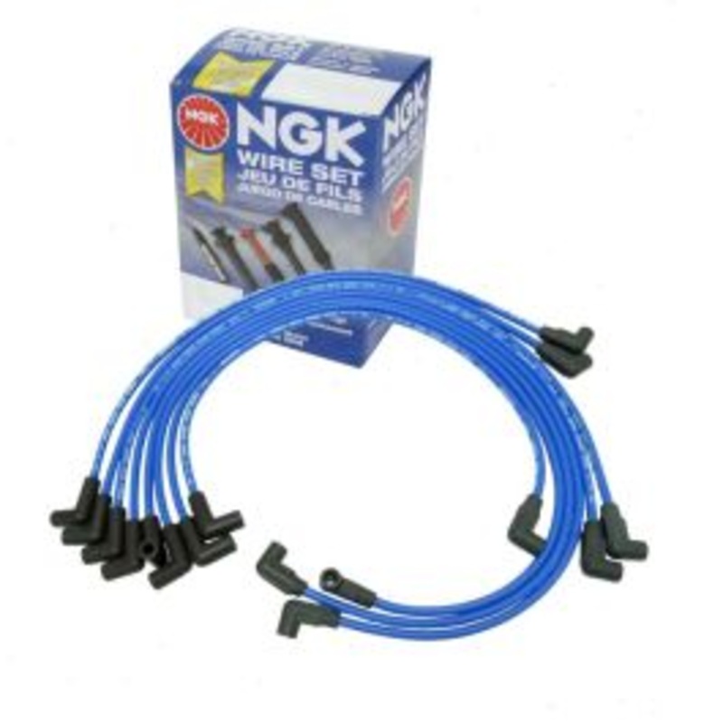 NGK Spark Plug Wire Set for 1987-1993 GMC G3500 5.7L V8